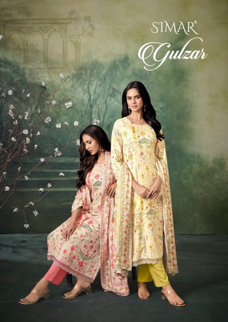 Gulzar By Glossy Viscose Pashmina Dress Materials